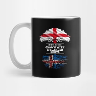 English Grown With Icelander Roots - Gift for Icelander With Roots From Iceland Mug